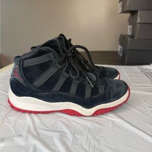Jordan Kids Black and Red 11s
